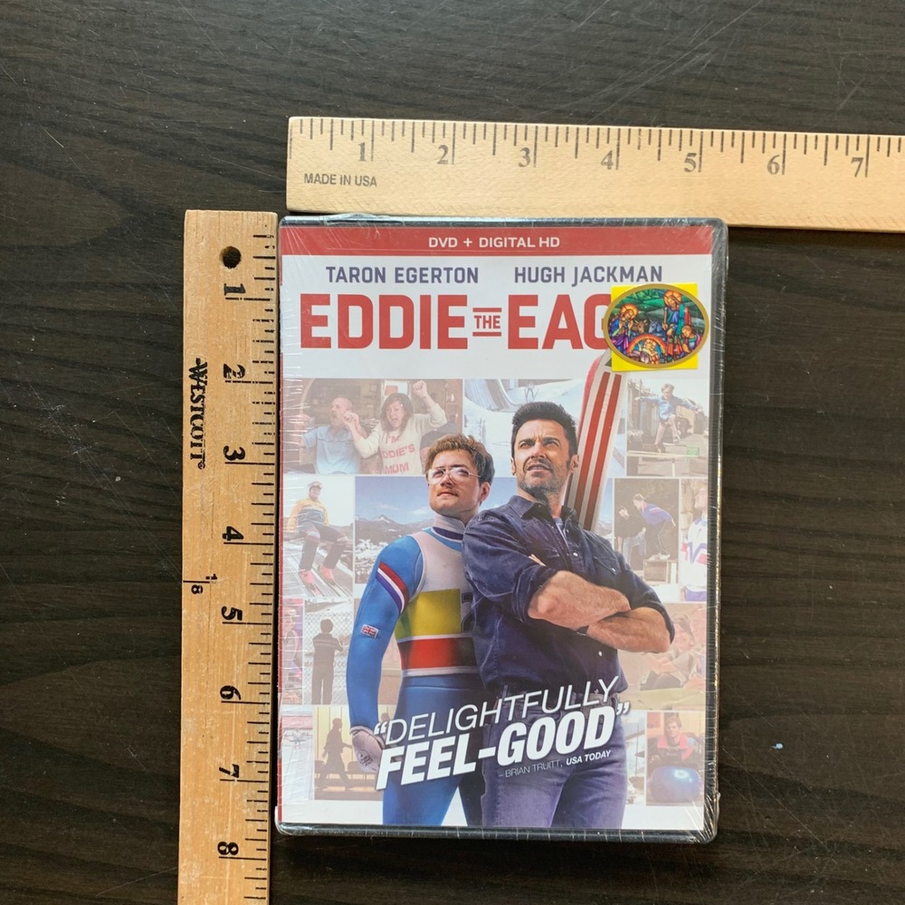 Eddie the Eagle DVD‎ Digital HD Taron Egerton Hugh Jackman 2016 New Sealed